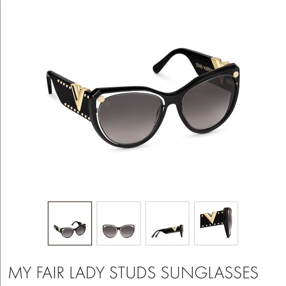 Louis Vuitton Accessories - MY FAIR LADY BLACK W sunglasses. AUTHENTIC